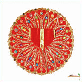 Shaneel Jarkan Stone Work Red Laddu Poshak